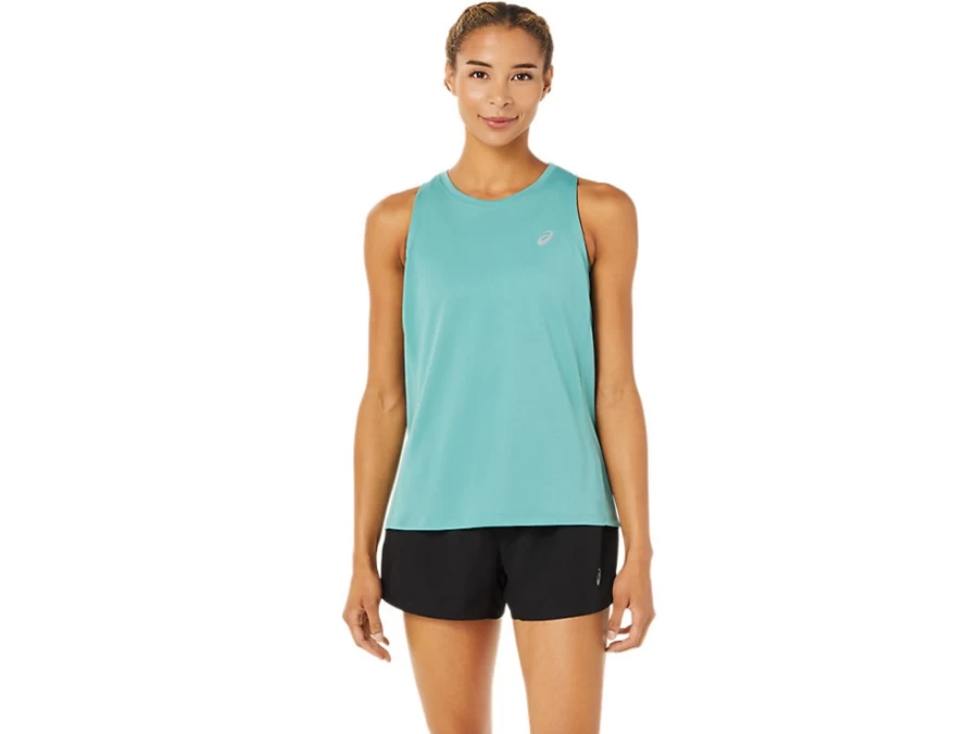 ASICS Women's Sage Silver Tank Top – Lightweight Running Shirt