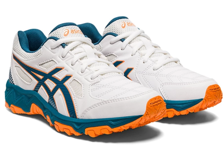 ASICS Kids Gel-Trigger 12 Tx Gs Running Shoes - White/Ink Teal