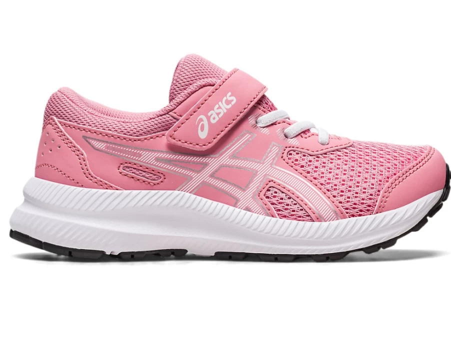 ASICS Kids Contend 8 Ps Running Shoes in Fruit Punch/White