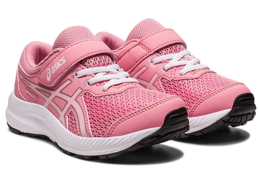 ASICS Kids Contend 8 Ps Running Shoes in Fruit Punch/White