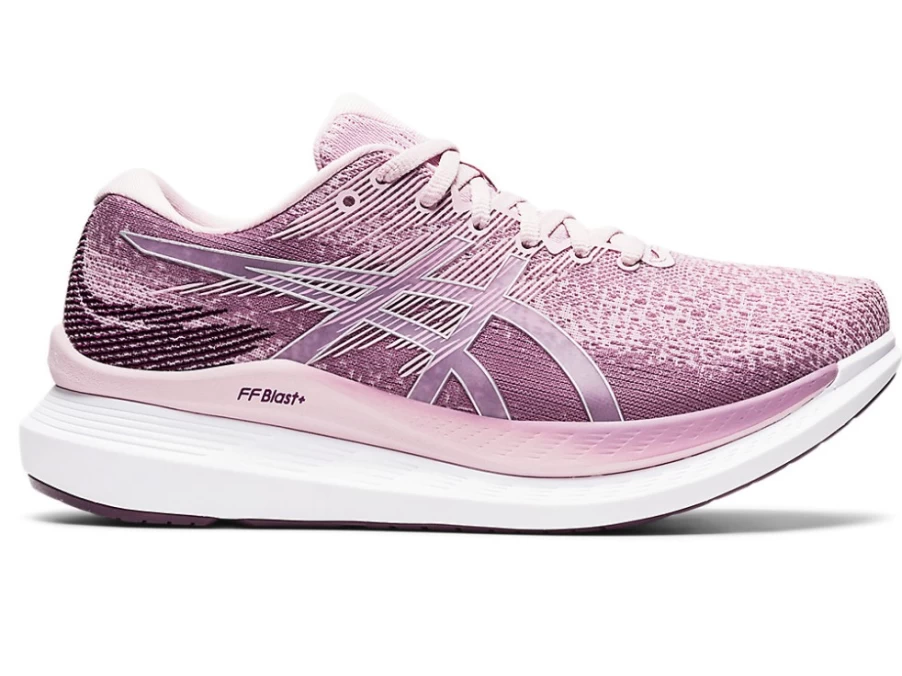 ASICS Women's Glideride 3 Running Shoes - Rosequartz/Deep Plum