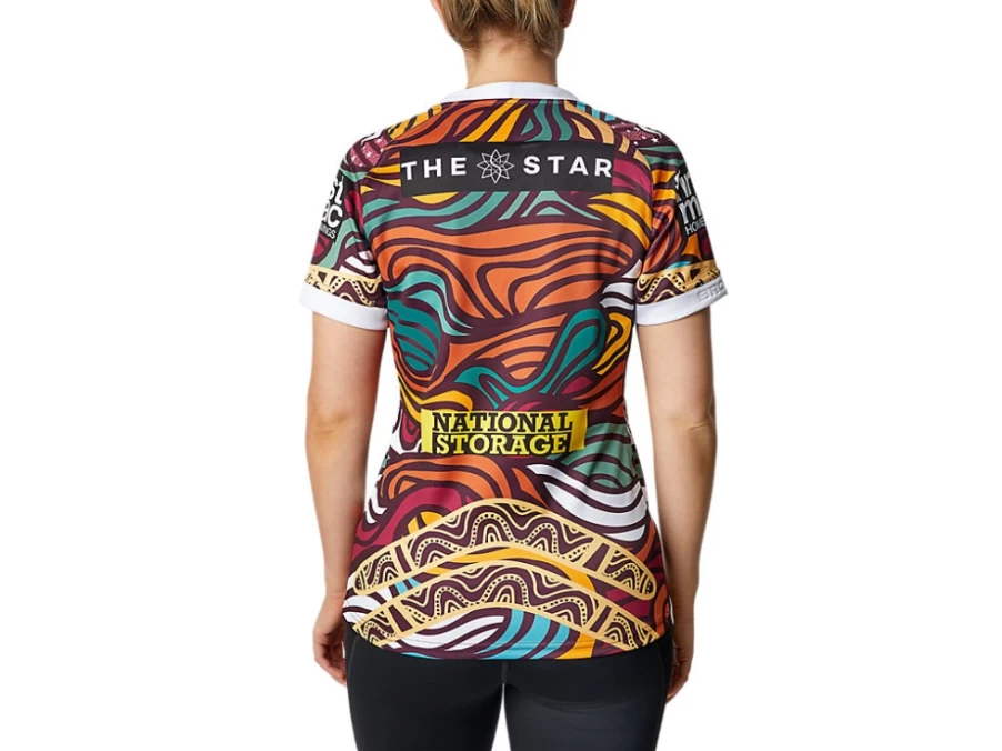 ASICS Women's Brisbane Broncos Indigenous Jersey - Deep Mars
