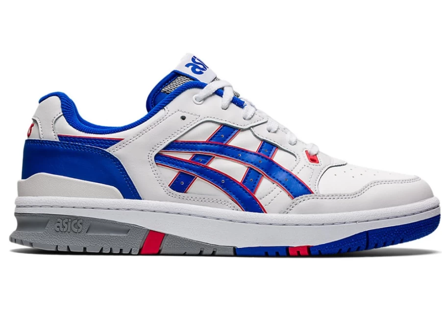 ASICS Men's Ex89 Running Shoes in White/Illusion Blue