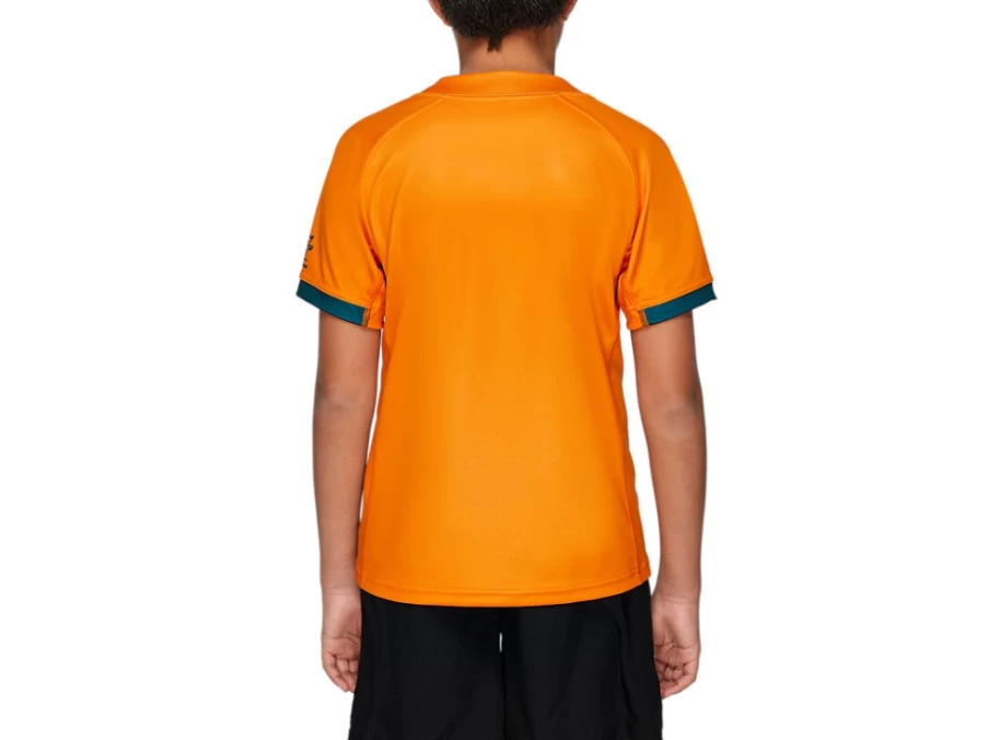 ASICS Kids Wallabies Gold Wallaroos Rugby World Cup Replica Jersey Youth