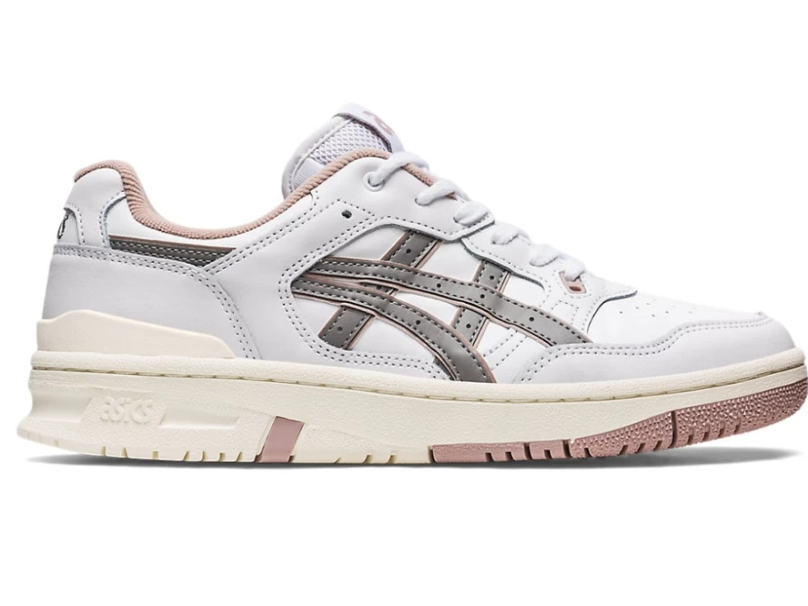 ASICS Men's Ex89 Sneakers in White/Clay Grey - Retro Running Shoes
