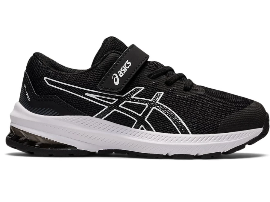 ASICS GT-1000 11 Kids Running Shoes - Black/White