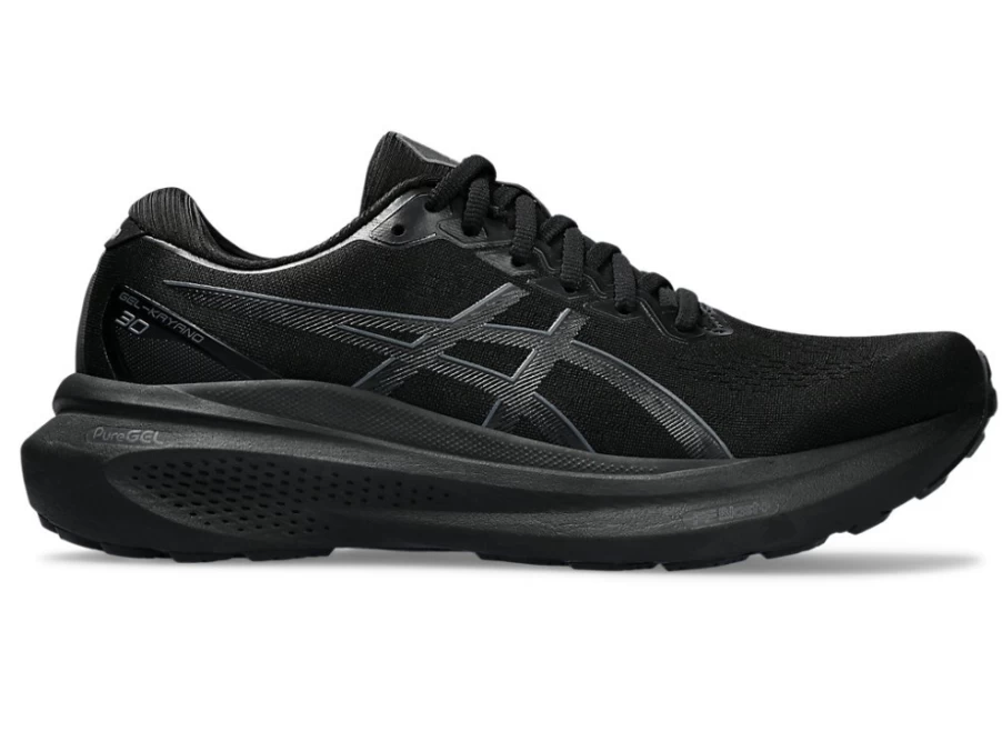 ASICS Gel-Kayano 30 (4E Extra Wide) Running Shoes for Men - Black/Black