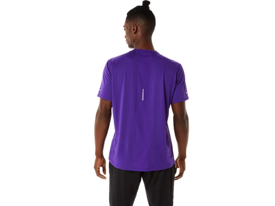 ASICS Men's Lite-Show Short Sleeve Top in Grape Jam - Moisture-Wicking Running Shirt