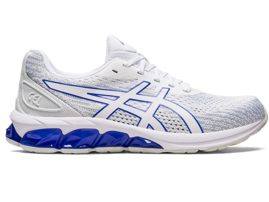 ASICS Gel-Quantum 180 VII Knit Men's Running Shoes - White/Glacier Grey