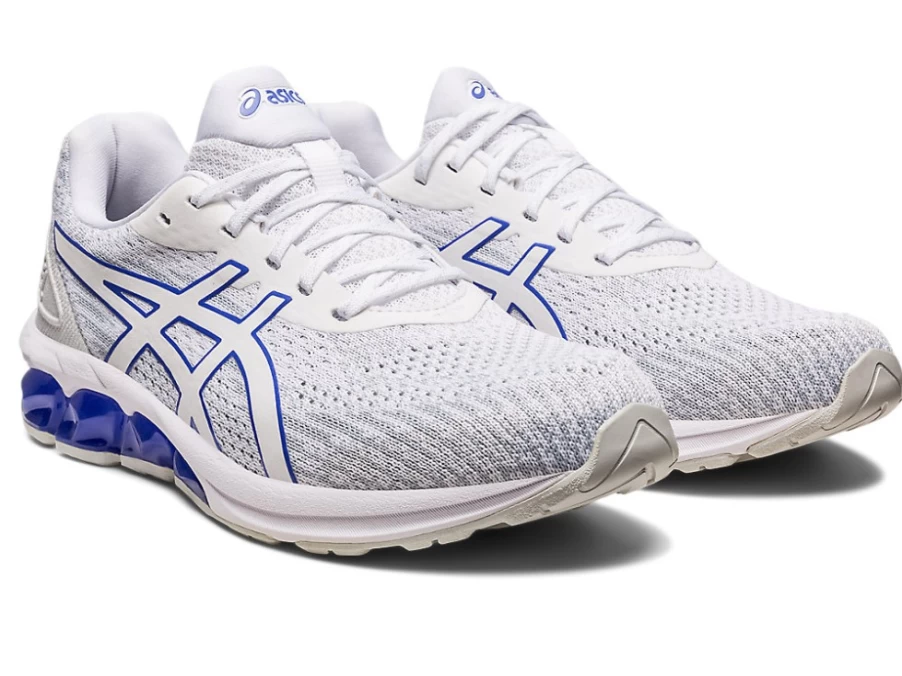 ASICS Gel-Quantum 180 VII Knit Men's Running Shoes - White/Glacier Grey