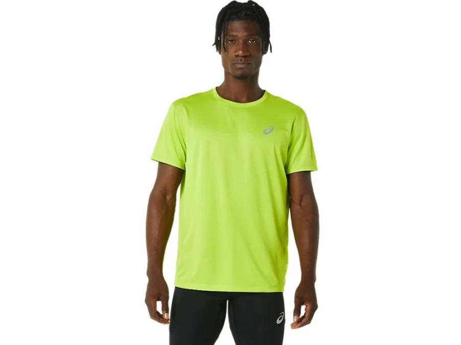 ASICS Men's Lime Zest Silver Short Sleeve Performance Top