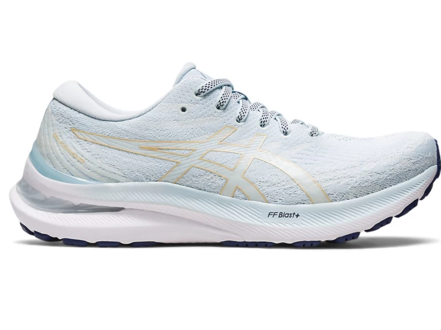 ASICS Women's Gel-Kayano 29 Running Shoes (D Wide) - Sky/Champagne