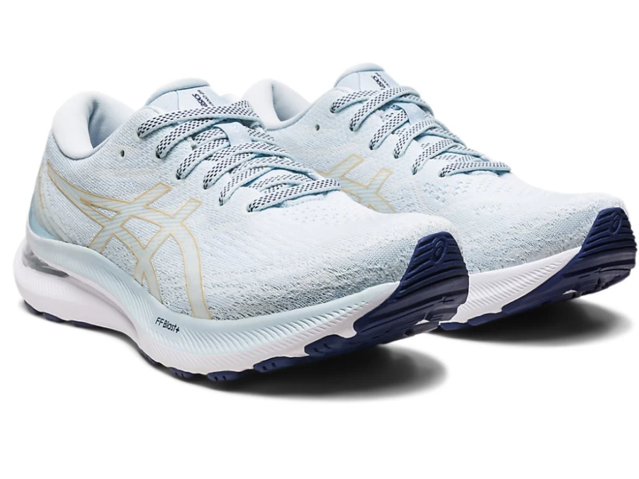 ASICS Women's Gel-Kayano 29 Running Shoes (D Wide) - Sky/Champagne