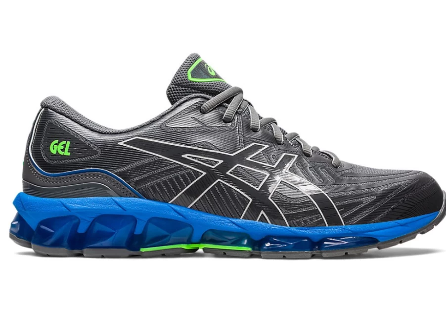 ASICS Gel-Quantum 360 VII Reflective Contour Running Shoes for Men in Steel Grey/Dark Grey