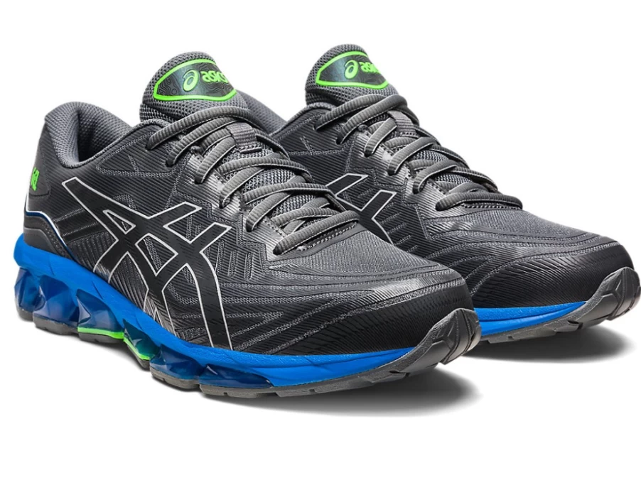 ASICS Gel-Quantum 360 VII Reflective Contour Running Shoes for Men in Steel Grey/Dark Grey