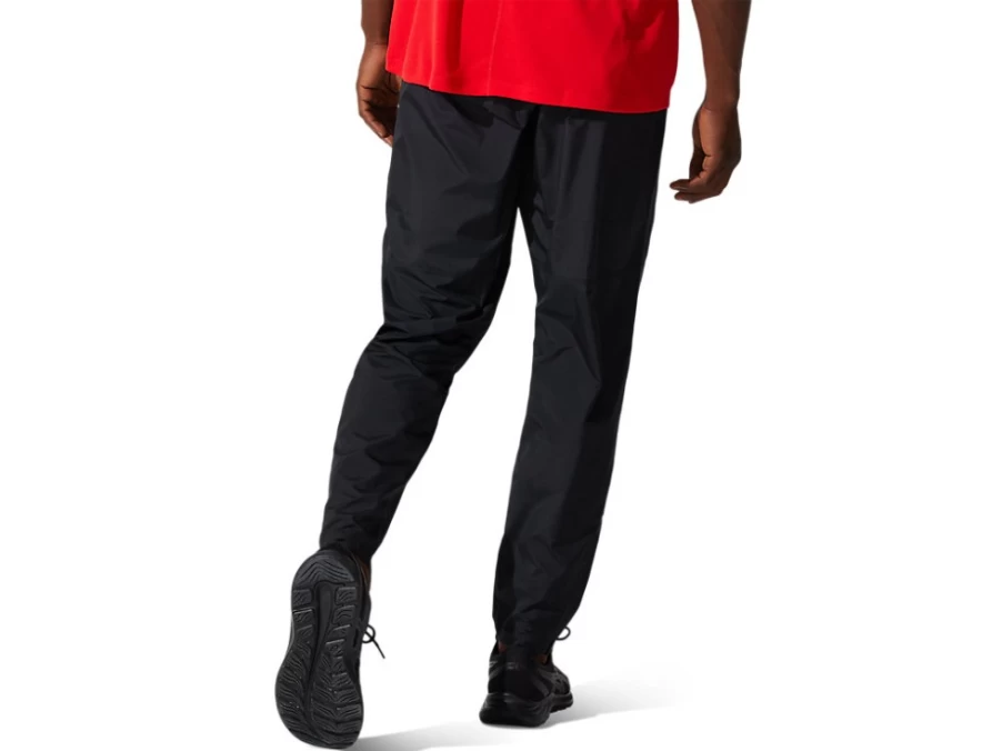 ASICS Men's Performance Black Silver Woven Pant