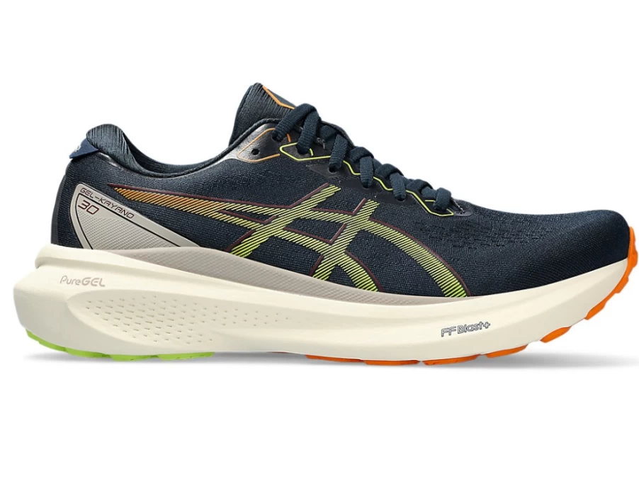 ASICS Gel-Kayano 30 Men's Running Shoes - French Blue/Neon Lime