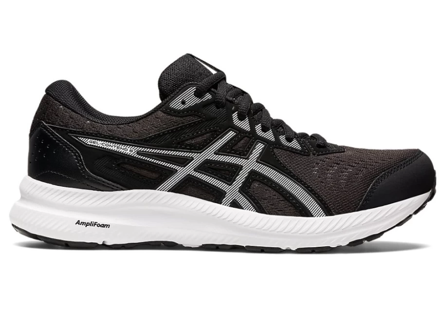 ASICS Women's Gel-Contend 8 Running Shoes - Black/White