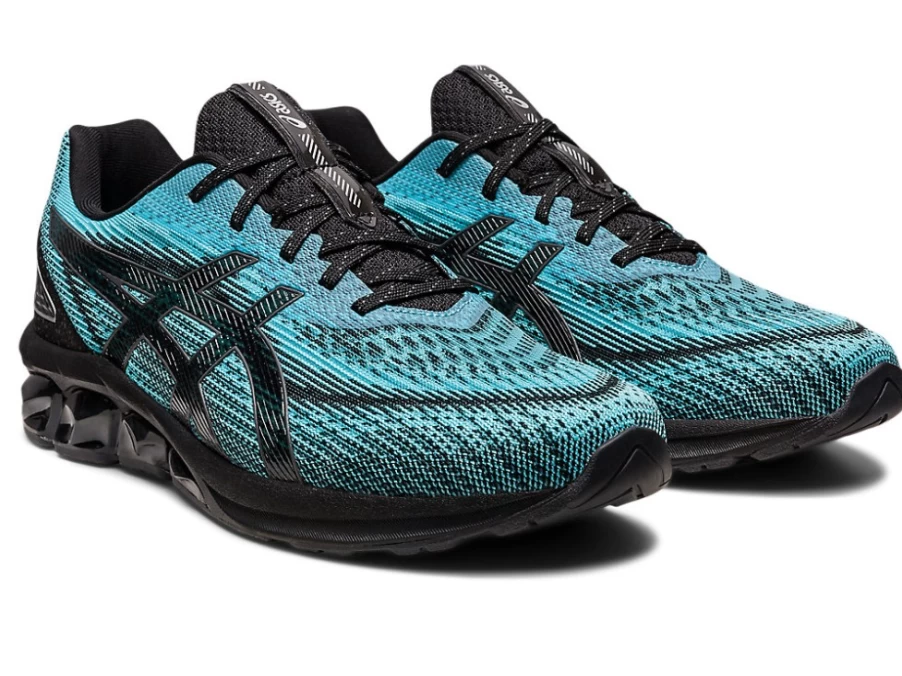ASICS Men's Gel-Quantum 180 VII Running Shoes - Bright Cyan/Black