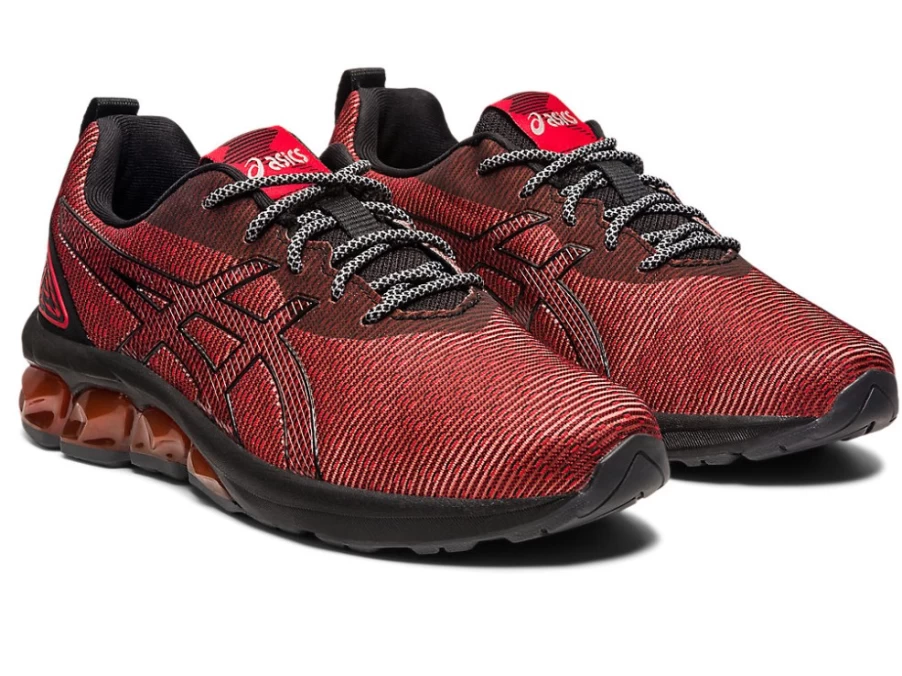 ASICS Kids Gel-Quantum 180 VII GS Running Shoes - Classic Red/Black (Holiday Edition)