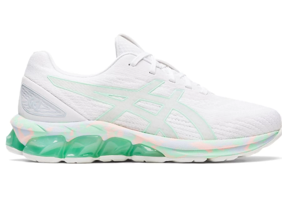 ASICS Women's Gel-Quantum 180 VII Running Shoes - White/Ice Green