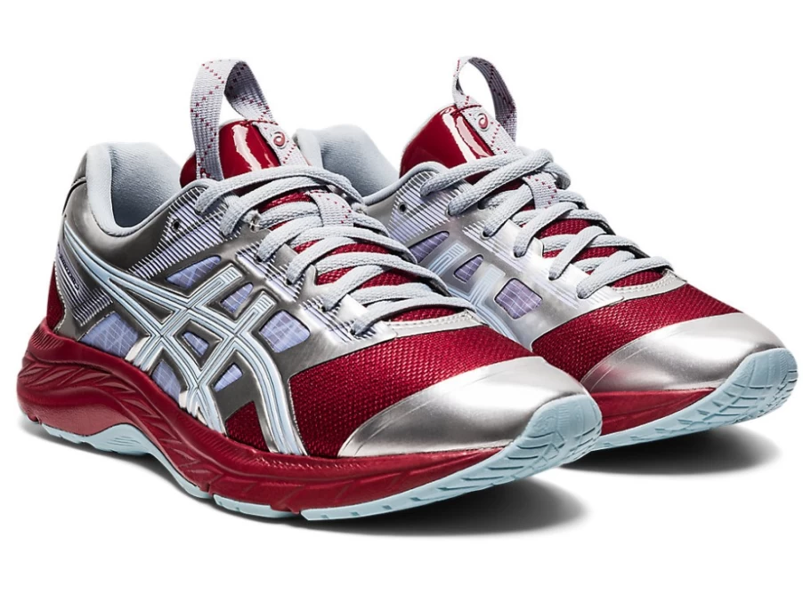 ASICS Women's Fn2-S Gel-Contend 5 Running Shoes in Beet Juice/Pure Silver
