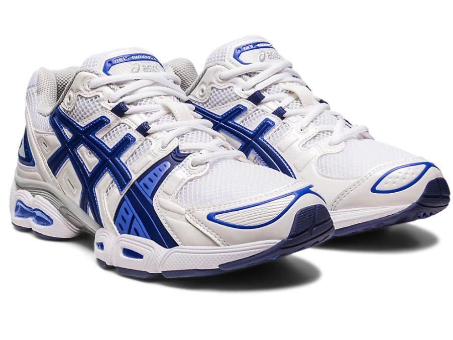 ASICS Men's Gel-Nimbus 9 Running Shoes - White/Indigo Blue