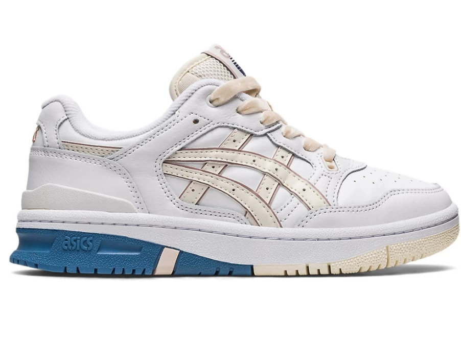 ASICS Women's Ex89 Sneakers in White/Birch - Lightweight Running Shoes