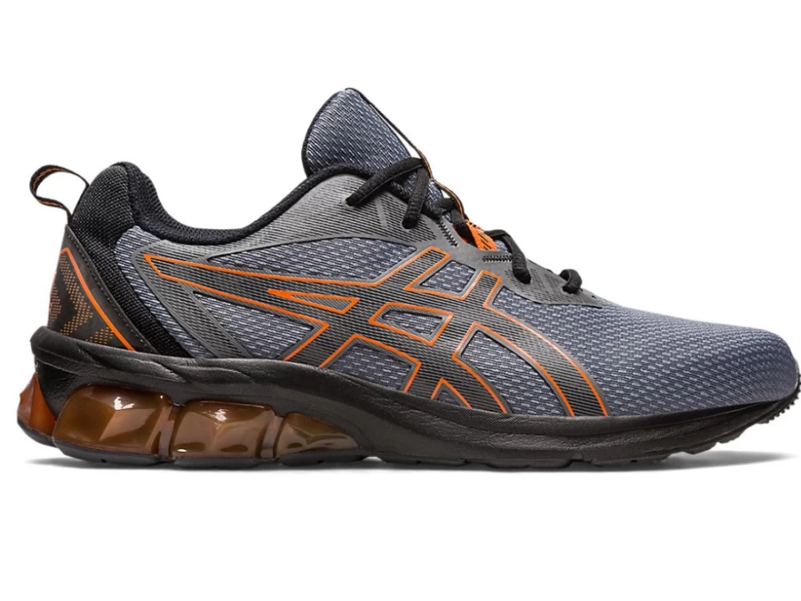 ASICS Gel-Quantum 90 IV Men's Running Shoes - Steel Grey/Habanero