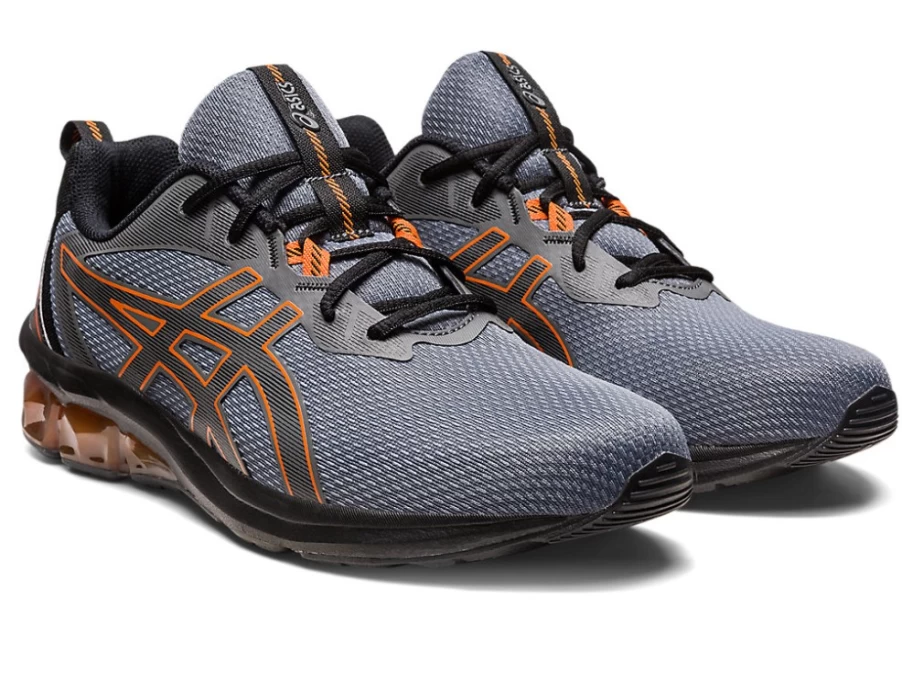 ASICS Gel-Quantum 90 IV Men's Running Shoes - Steel Grey/Habanero