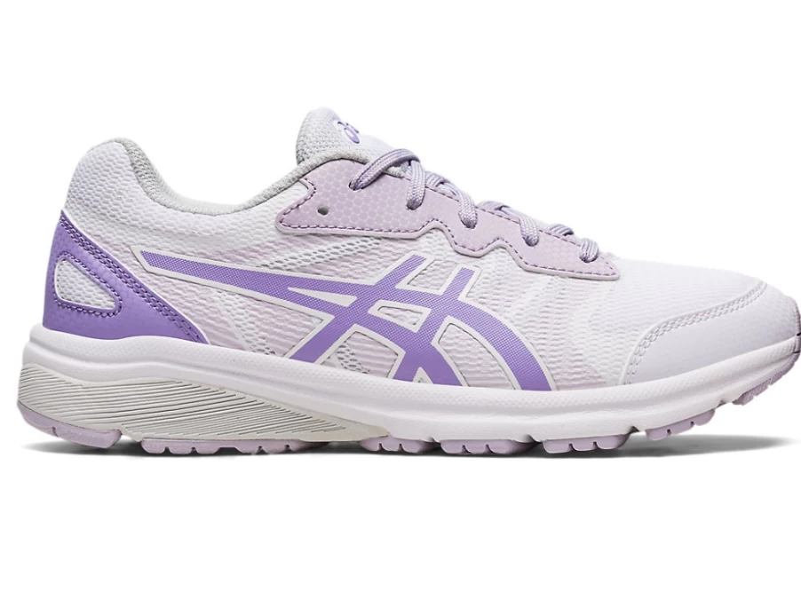 ASICS Kids Gel-Netburner Professional 3 GS Running Shoes - White/Digital Violet