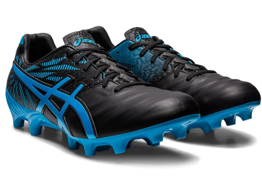 ASICS Men's Lethal Tigreor FF 2 Soccer Cleats Black/Island Blue