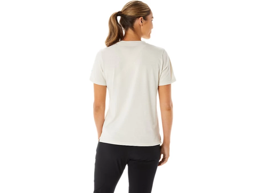 ASICS Women's Birch Logo Graphic Tee - Casual Short Sleeve T-Shirt