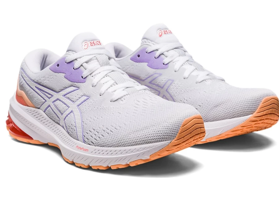 ASICS GT-1000 11 Women's Running Shoes - White/Digital Violet