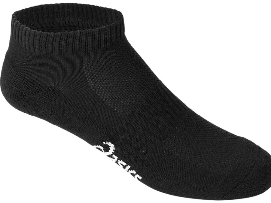 ASICS Men's Pace Low Solid Performance Black Socks