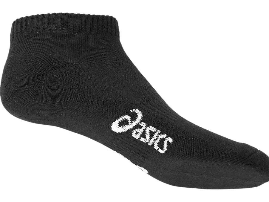 ASICS Men's Pace Low Solid Performance Black Socks