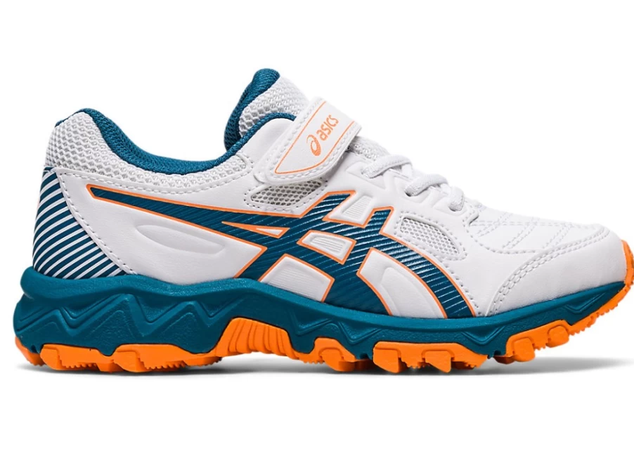 ASICS Kids Gel-Trigger 12 TX PS Running Shoes - White/Ink Teal