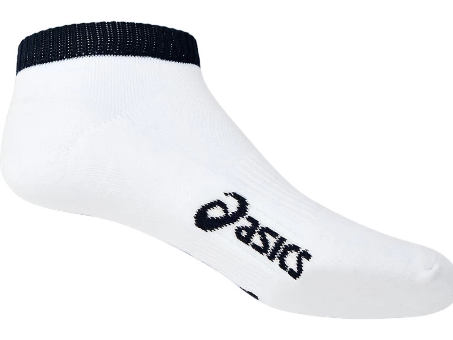 ASICS Men's Pace Low Sock in Brilliant White/Peacoat - Lightweight Athletic Socks