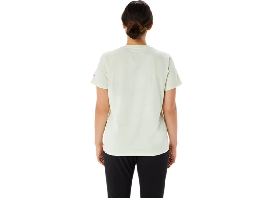 ASICS Women's Whisper Green Training Core Tee - Performance Workout Shirt