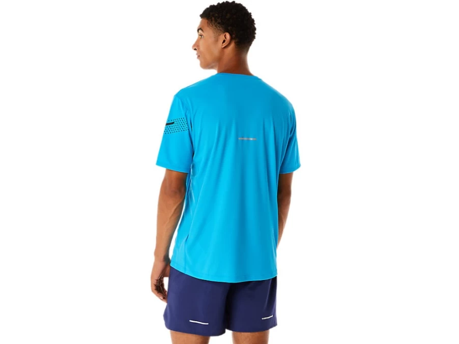 ASICS Men's Island Blue/Performance Black Icon Short Sleeve T-Shirt