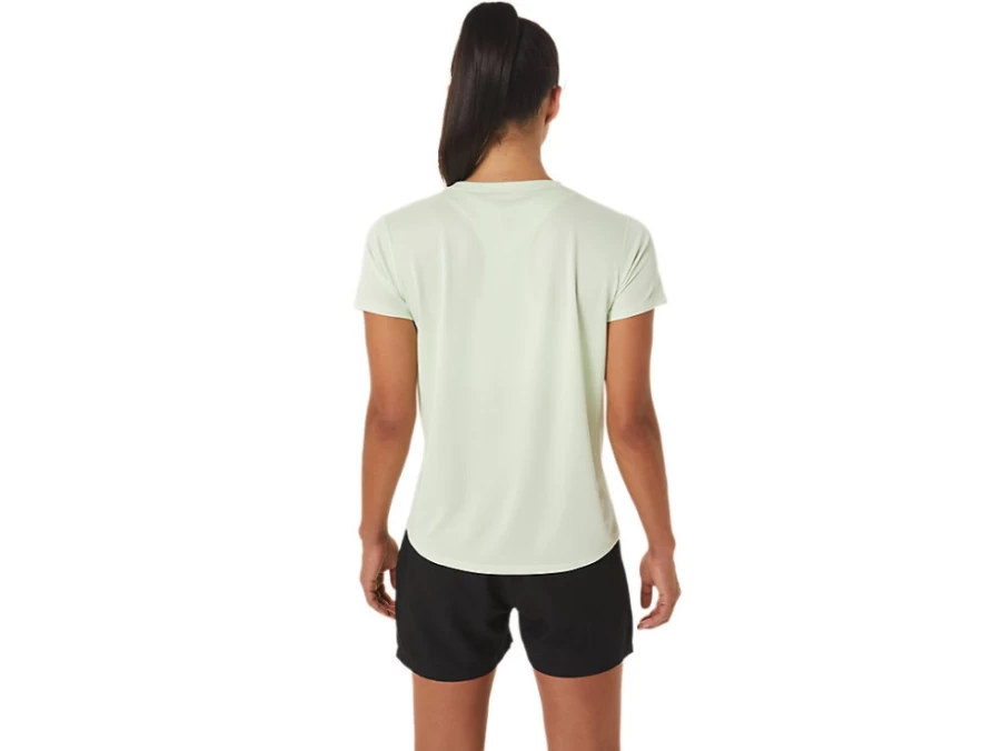 ASICS Women's Whisper Green Silver Short Sleeved Top