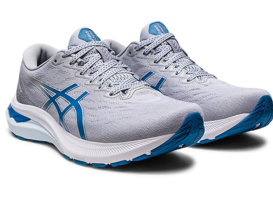 ASICS Women's GT-2000 11 (D Wide) Running Shoes - Piedmont Grey/Reborn Blue