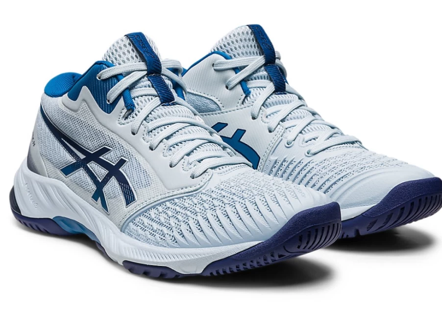 ASICS Women's Netburner Ballistic FF MT 3 Soccer Cleats in Sky/Indigo Blue