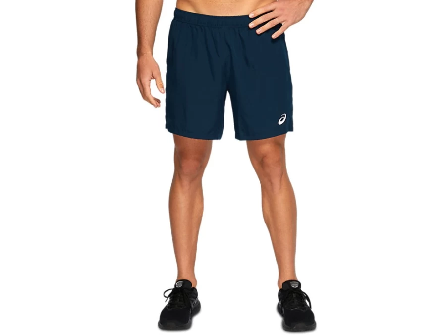 ASICS Men's 7 Inch French Blue Running Shorts