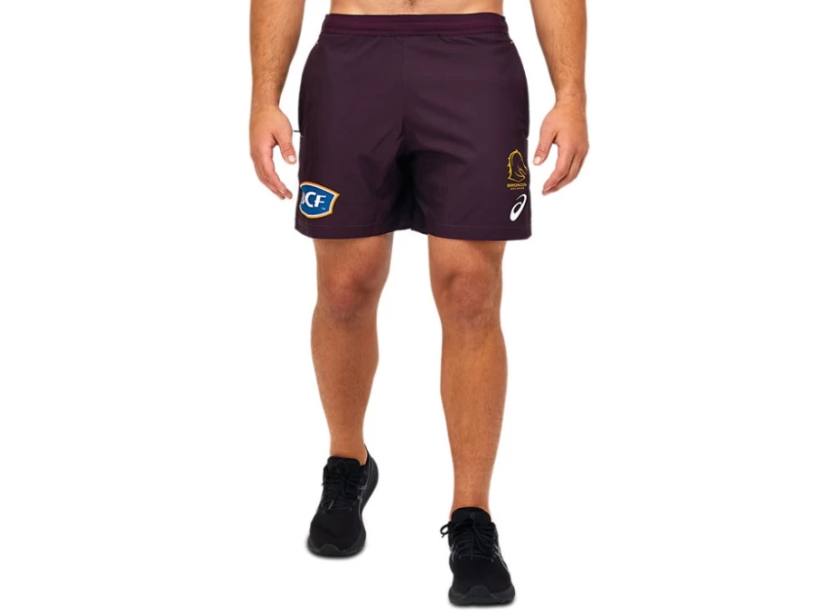 ASICS Men's Brisbane Broncos Replica Training Shorts - Deep Mars