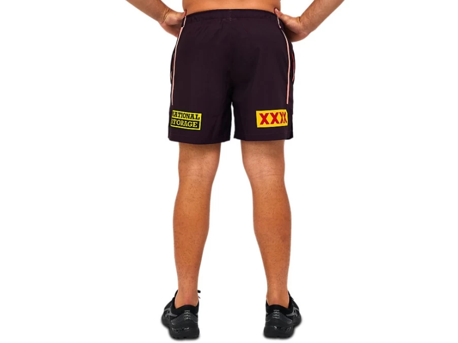 ASICS Men's Brisbane Broncos Replica Training Shorts - Deep Mars