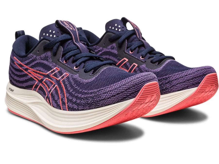 ASICS Women's Evoride Speed Running Shoes in Midnight/Papaya