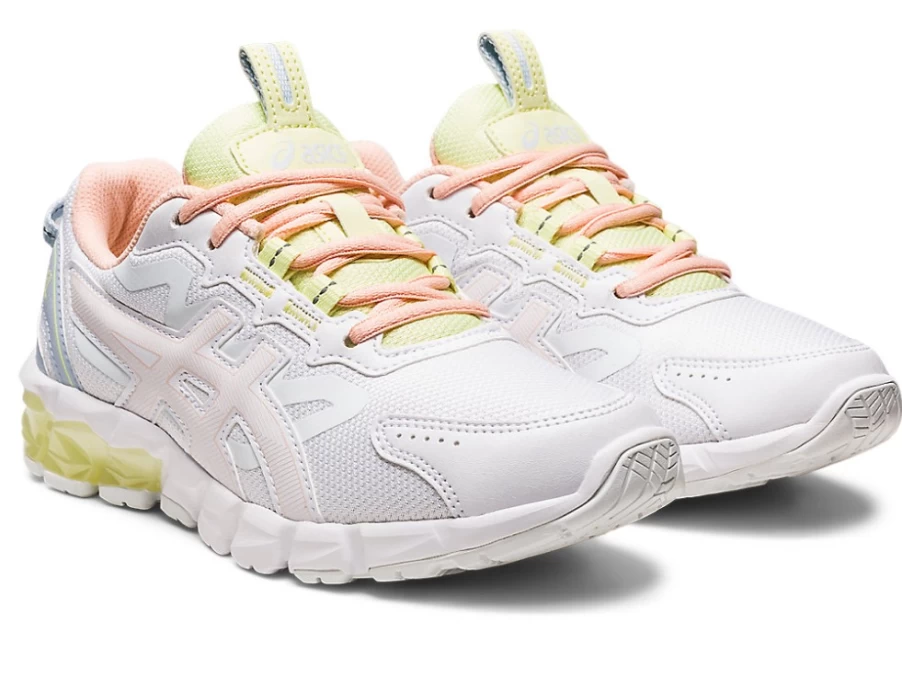 ASICS Kids Gel-Quantum 90 GS Running Shoes - White/Breeze