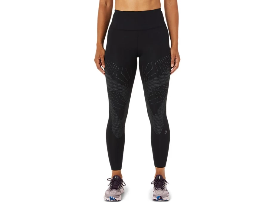 ASICS Women's Road Balance Tight in Performance Black/Graphite Grey