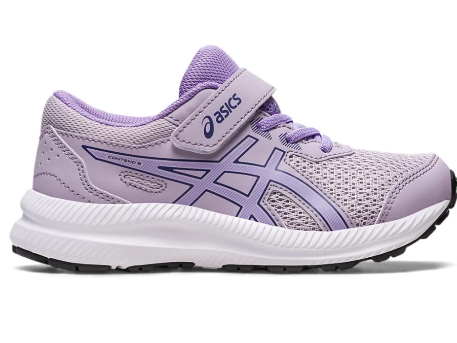 ASICS Kids Contend 8 Ps Running Shoes in Dusk Violet/Digital Violet